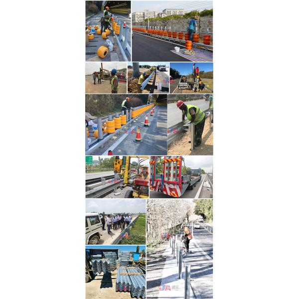 ПУ пенообразовательная/EVA автомагистраль используется для безопасности дорожного движения роликовый барьер Rolling Guardrail Road Traffic Safe