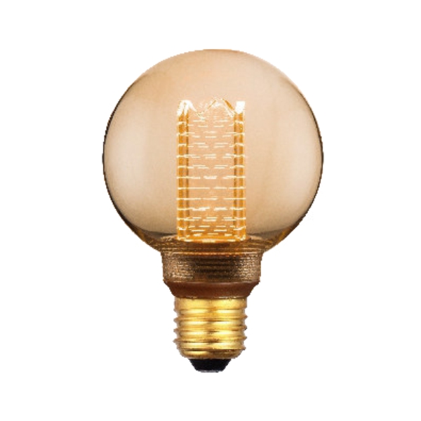 G80 Bulb, Deco Light, E27 LED Bulb, Fashionable Glass Bulb, 1800K Lamp, Dimmable Bulb