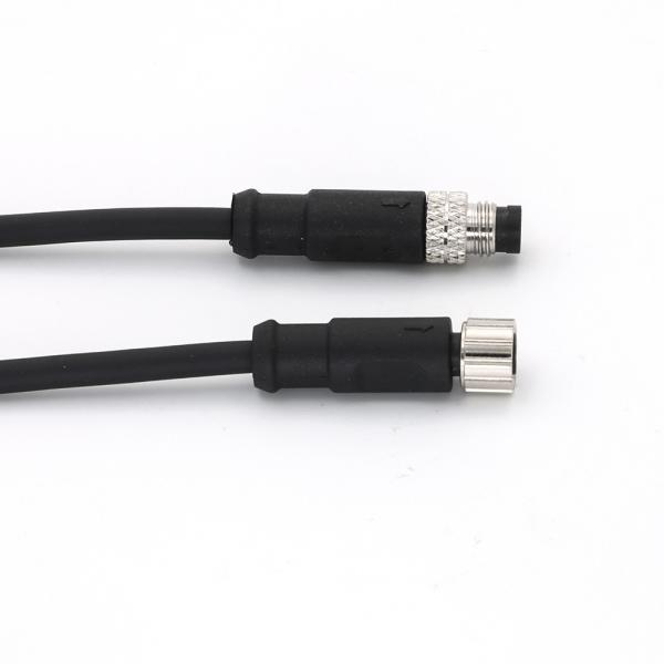M8 Male 3-Pin A-Coded Shielded Connector Pre-Assembled PVC Cable