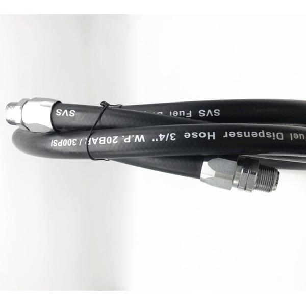 Entrega estática trançada flexível da gasolina da mangueira de combustível do fio de aço anti para o posto de gasolina civil