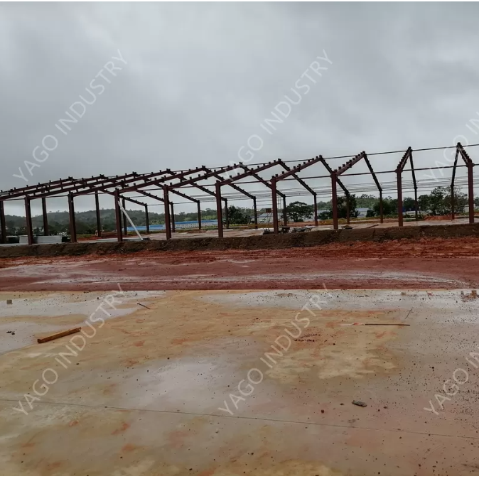 Customized Galvanised Metal Prefab Steel Structure Building For Logistics Center