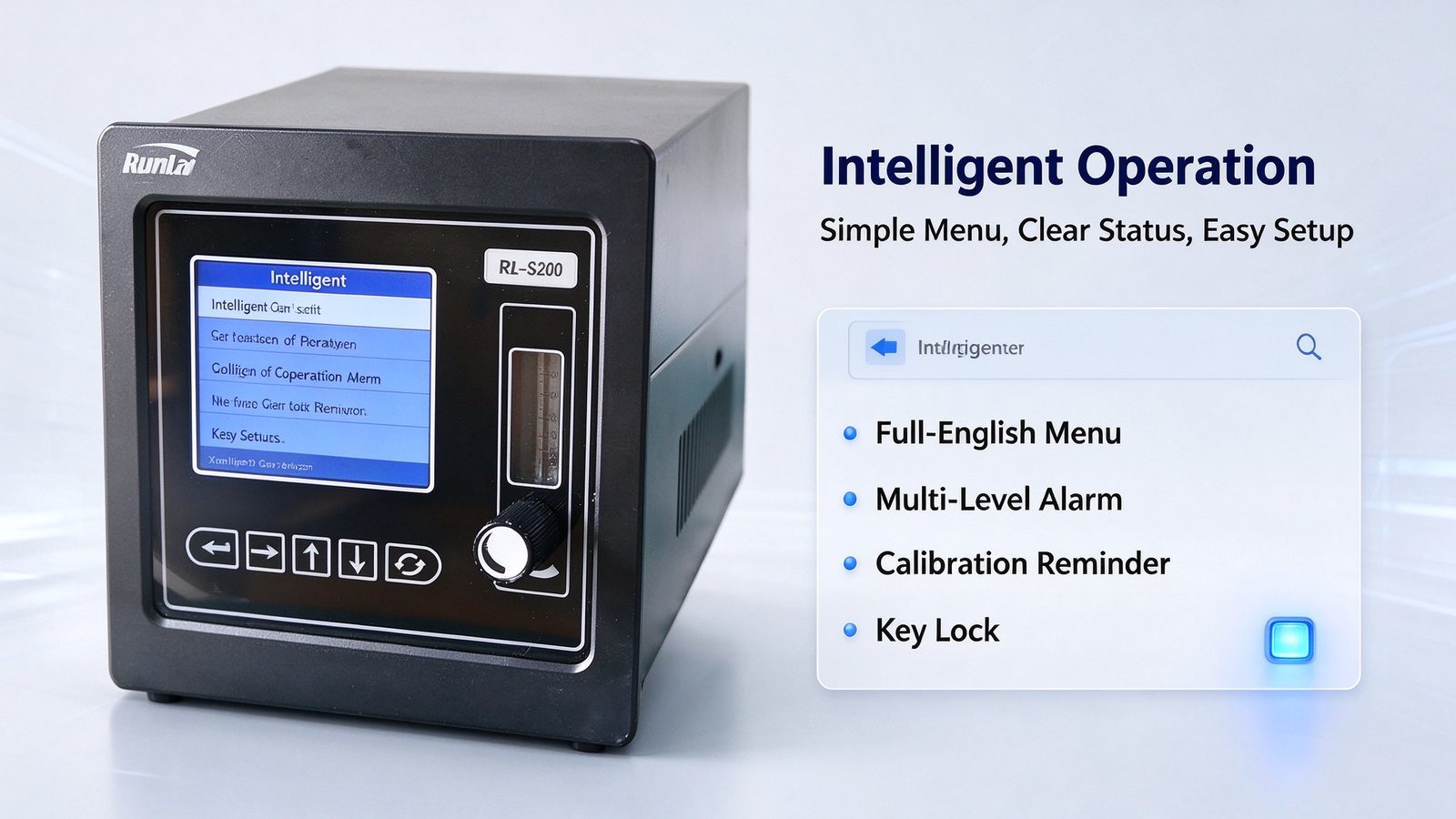 H2 Portable Hydrogen Detector For Power Plant Petrochemical Customizable OEM ODM