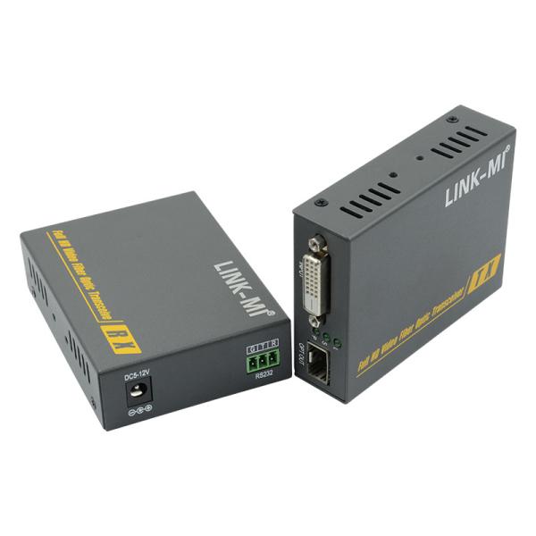 2KM 10Gbps HDMI Extender DVI Fiber Optic DVI Extender Over Fiber