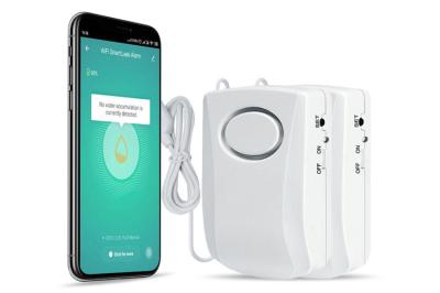 ABS Smart Water Sensor Alarm Wireless 115G For Kitchen Bathroom