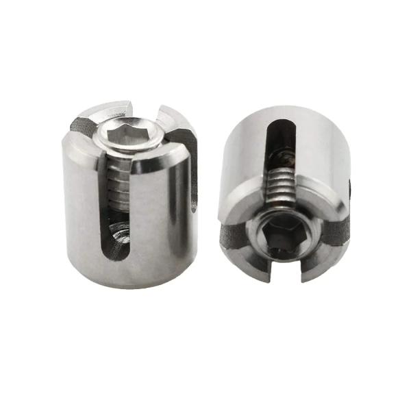 Standard Stainless Steel Wire Rope Cross Clip Clamp for Trellis Systems Green Wall Cable