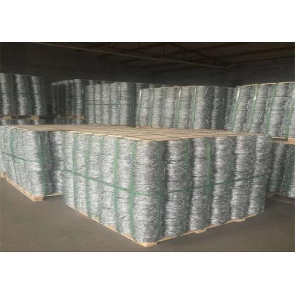 Fence Hot Dipped Galvanized Security Barbed Wire Roll 25kg / Coil