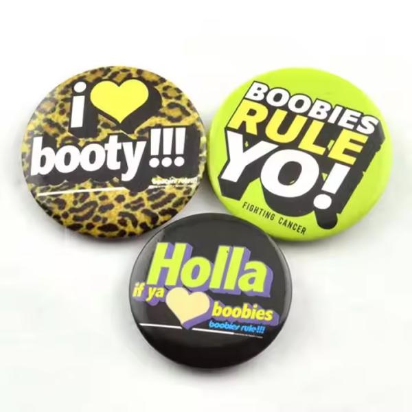 Artigifts Factory Direct Sale Low Price Custom Button Badges Pin Printed Logo Blank Tin Button Badge Parts 37Mm 58Mm