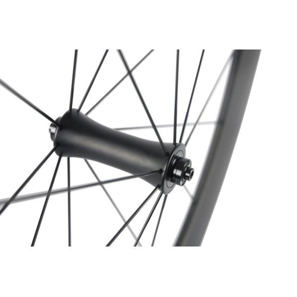 25mm Width 50mm Depth Road Bike Tubeless Carbon Wheel Set 38C-25-R7 and Customization
