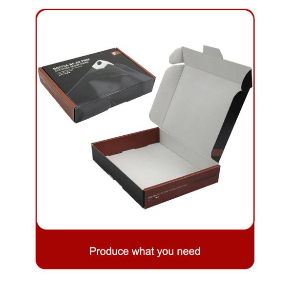 Foldable Kraft Paper Mailer Box Offset printing For Electronic Product