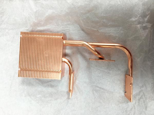 dissipador de calor frio da placa da aleta do zíper 100-150W para a cor do ouro do servidor
