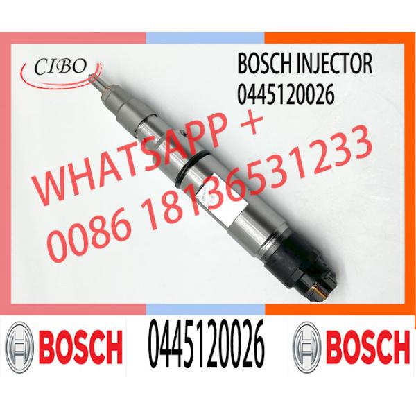 Инжектор топлива 0445120026 0445120026 совершенно новый подлинный дизельный 0445120026 частей двигателя запасных