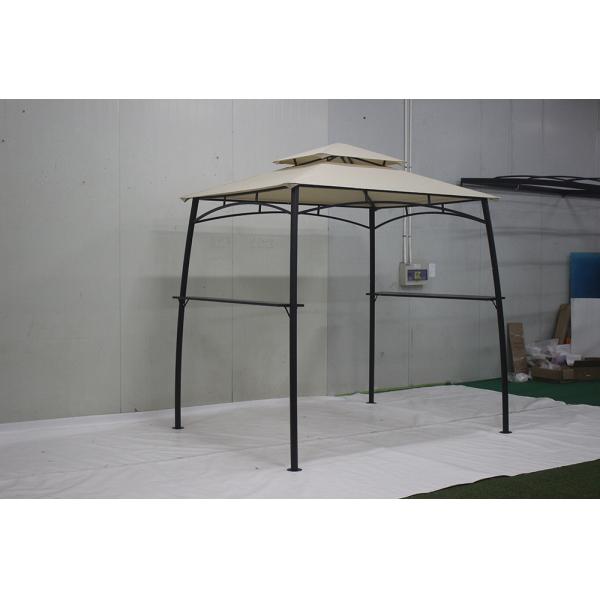 Customizable Metal Frame Garden BBQ Grill Gazebo for Outdoor Entertaining