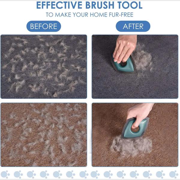 Удаление волос кошки ПЭТ чистка щетка с детальными скиги пластиковые щетины