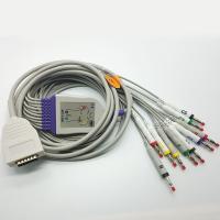 10 cabos do ECG do DB 15 Pin Burdick EK10 do IEC da banana da ligação