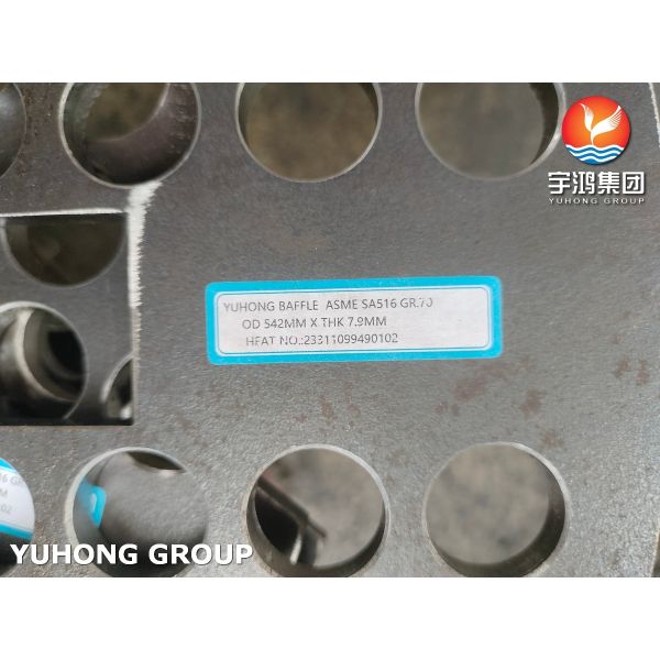 ASME SA516 Gr.70 Heat Exchanger Baffles for Improved Heat Transfer Efficiency