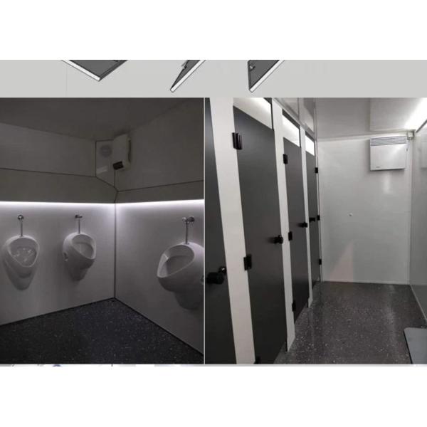 Доступный Функциональный и настраиваемый Мобильный одноместный душевой трейлер Наружный роскошный ванный туалет