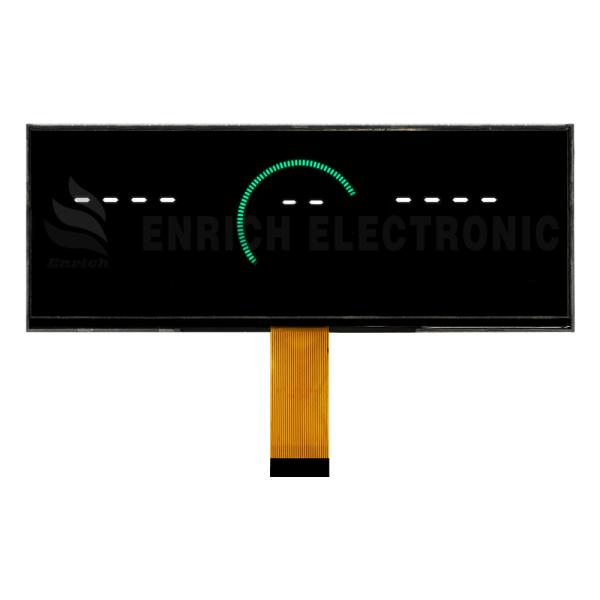 Anti Glare Monochrome LCD Display OEM ODM With VA Transmissive Negative Display Mode