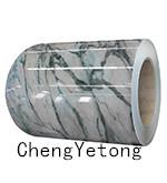 Marble Grain Coating GI Sheet Coil , Construction Material Cold Rolled Steel Coil