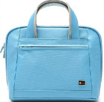 Stylish 1680D Nylon Blue comfortable Ladies Laptop Handbags with high abrasion resistance