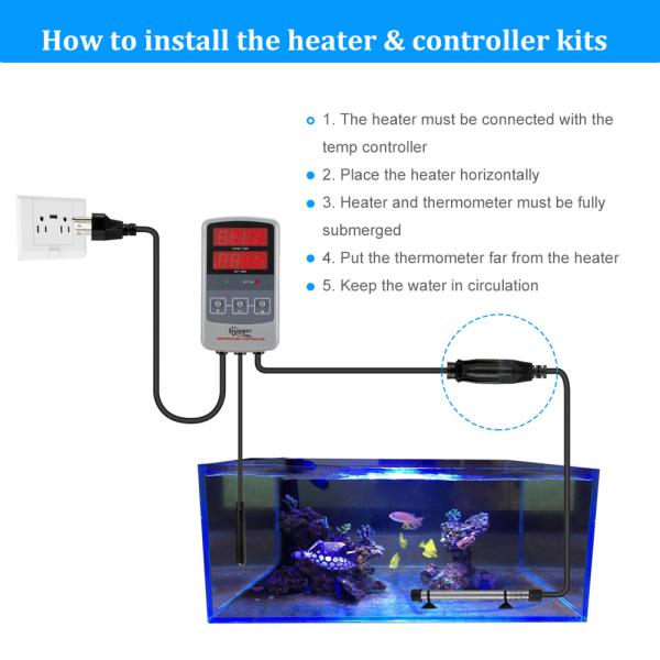 5 Gallon Tank  50w Titanium Fish Tank Heater
