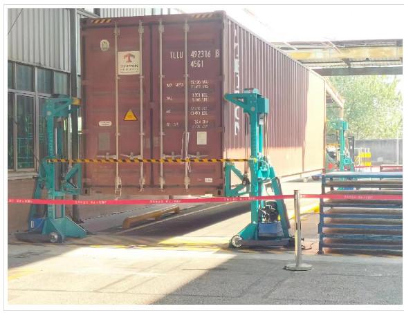 Carregador de contêineres combilift de aço carbono personalizável com capacidade de virar de 0 a 180 graus