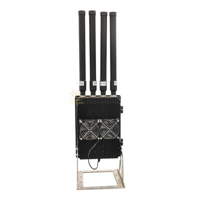 100-1000mhz 150W anti fpv system anti drone  Fpv Counter Device  Against Drone System portable anti fpv jamming system