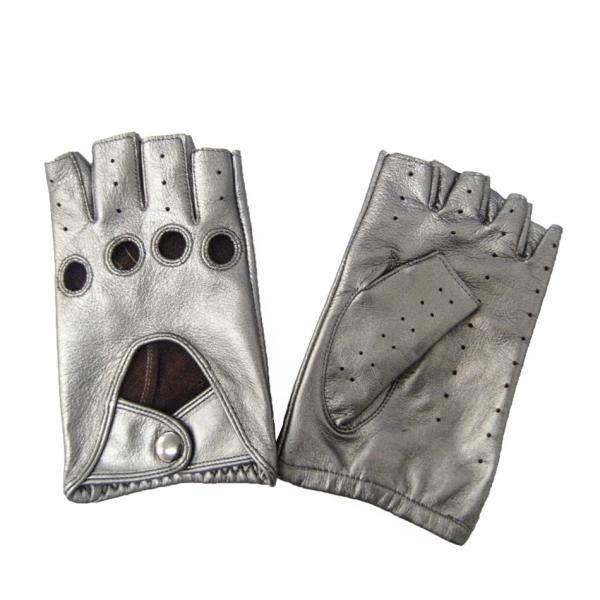 High quality cheap leather gloves fingerless