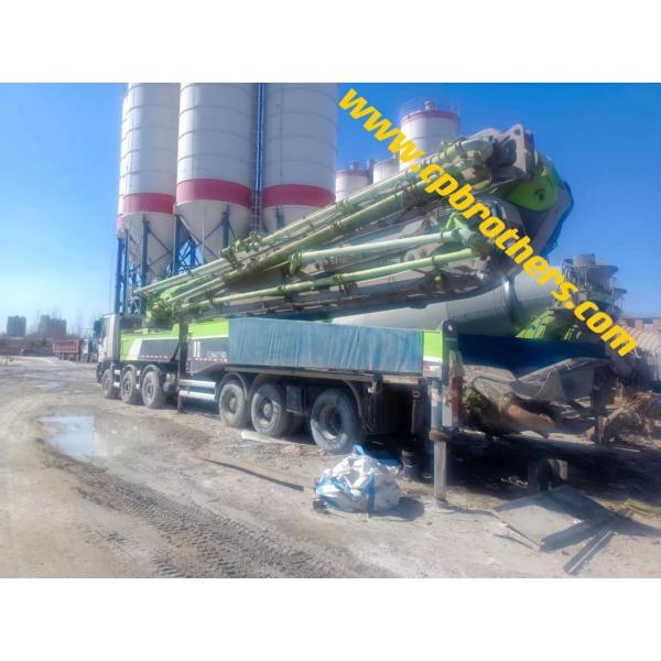 Highly Powerful 2014 Zoomlion 74m Concrete Pump with Super Long Boom Direct Support