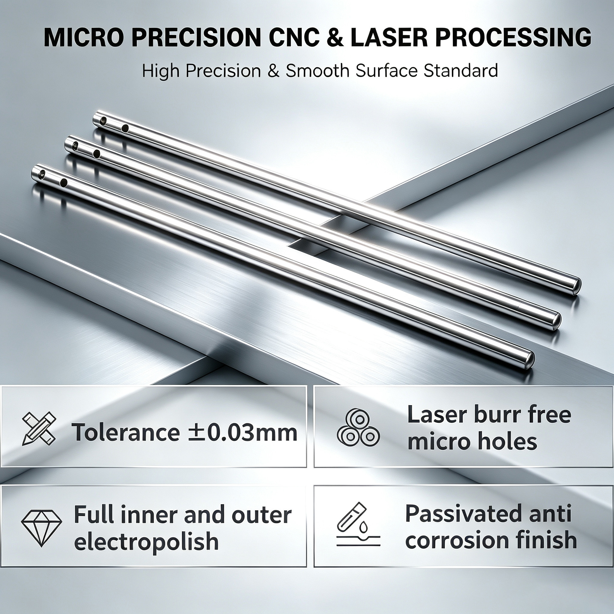 Customized Temperature Probe Tube with Round Sealed End