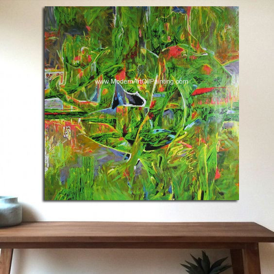 Подарок картины маслом 100% современного искусства конспекта ландшафта покрашенный вручную для фестиваля