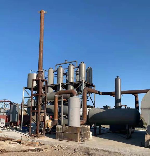 Light Crude Oil LCO Vacuum Distillation Machine 24hours Oil Output 7.2-9tons Diesel