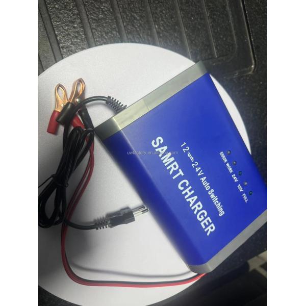 12V 24V Car Battery Charger 10A 5A Automatic Motorcycle Charger with SCP Function Universal