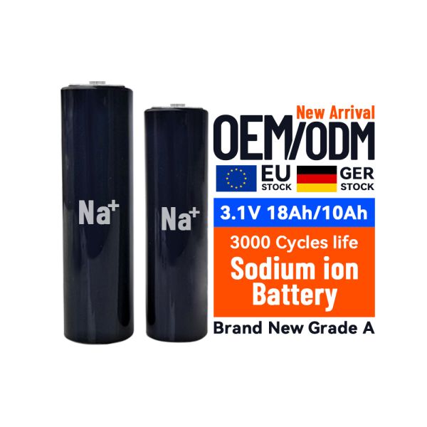 Customized OEM ODM 3.1V Sodium Ion Battery 18Ah 10Ah Cylinder Na Ion Battery Cell Electric Bike Scooter Forklift Battery Pack
