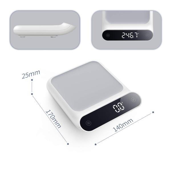 0.5g Kitchen Coffee Scale Household Portable Mini Digital Scale