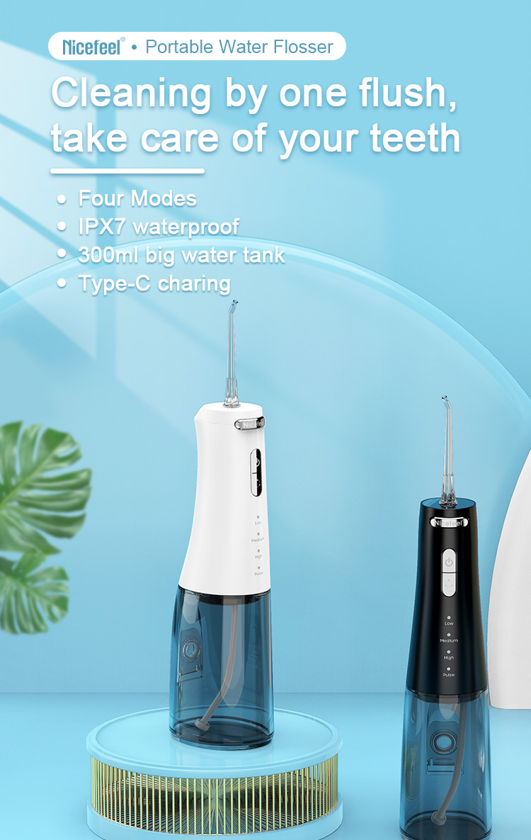 Портативный тип c поручая irrigator nicefeel 300ml устное