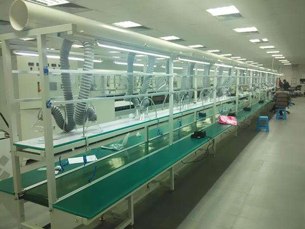 Reliable Precision Belt Assembly Line For Semiconductor Manufacturing