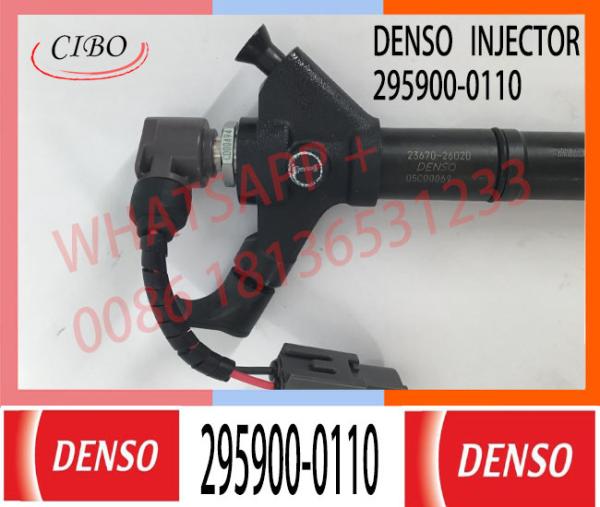 Injetor piezo das partes 23670-26020,23670-29015,26370-26011,23670-29055 diesel novo original de Leixcus 295900-0110 para o sal quente