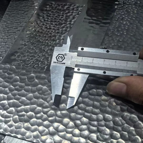 Customized Handcrafted Hammered Steel Sheet Polished Surface For Furniture Inlay