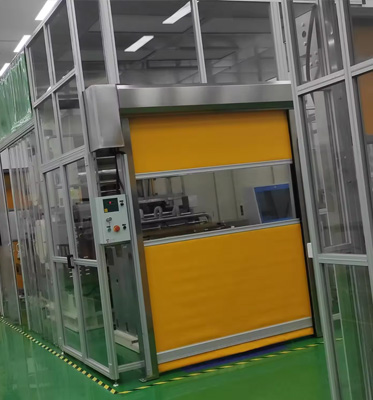 Ce Авто Дверь Чистая комната Душ воздушный 2,6кВ 380в ПВХ Быстрый прокат дверь