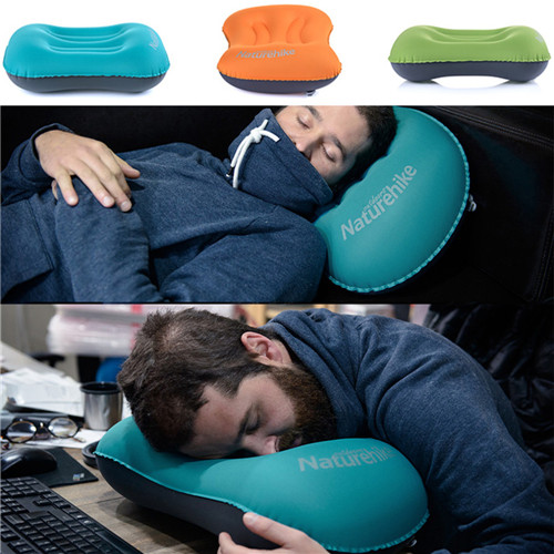 Travel Pillow Ultralight Portable Air Inflatable Pillow Outdoor CampingTravel Soft Pillow