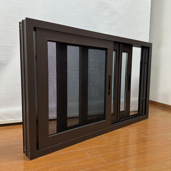 Custom Aluminum Sliding Window with Double Tempered Glass