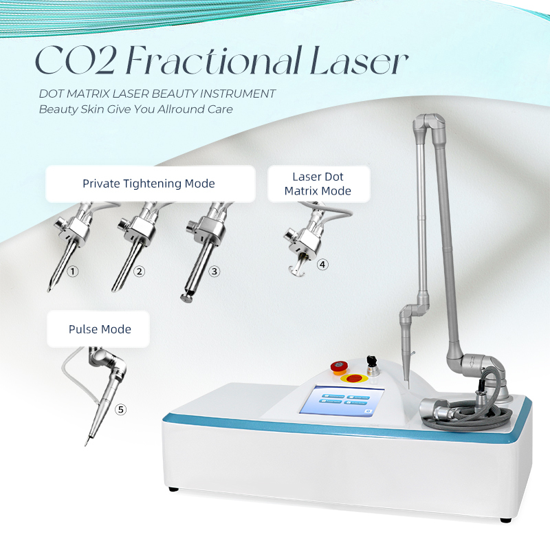 40W Portable CO2 Laser Fractional Scar Repair Firm Medical Skin Care Salon Instrument