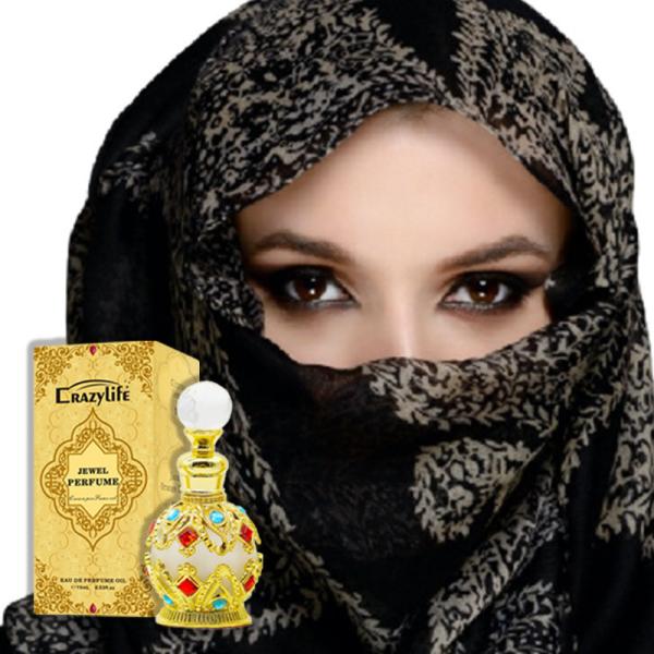 15ml Crown Glamour Arab Middle East Dubai Women's Essential Oil Perfume Dropper Bottle