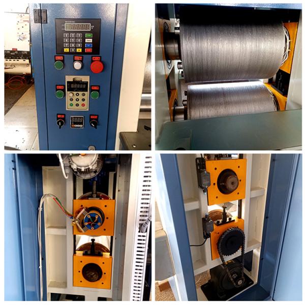 20kW Power Wood Grain Embossing Machine for MDF and Solid Wood Board Steel Doors Plate