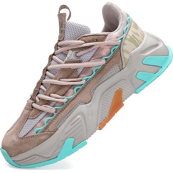 40% Mesh 60% Leather Nubuck Milazzo Fashion Retro Breathable Walking Shoes