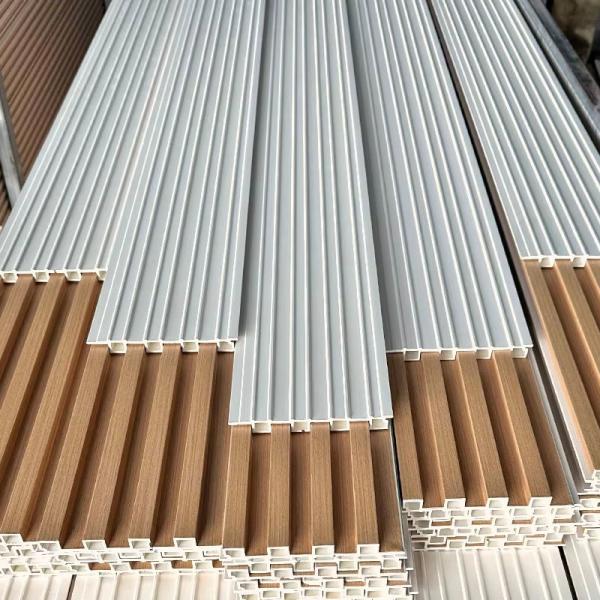 Wholesale Price Modern Design WPC Wall Board Anti-Static Interior Wood Slat Wall Panel for Indoor Waterproof WPC Wall Cladding
