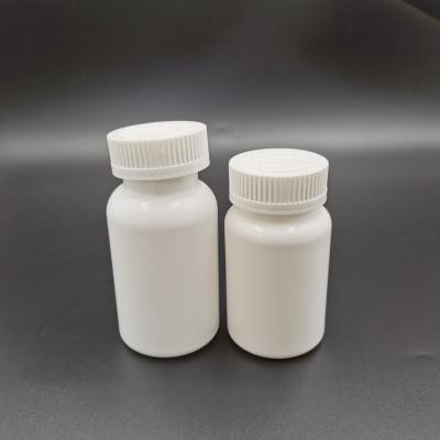as crianças brancas da garrafa do Hdpe 120cc impermeabilizam o tampão abaixam e gerenciem para abrir