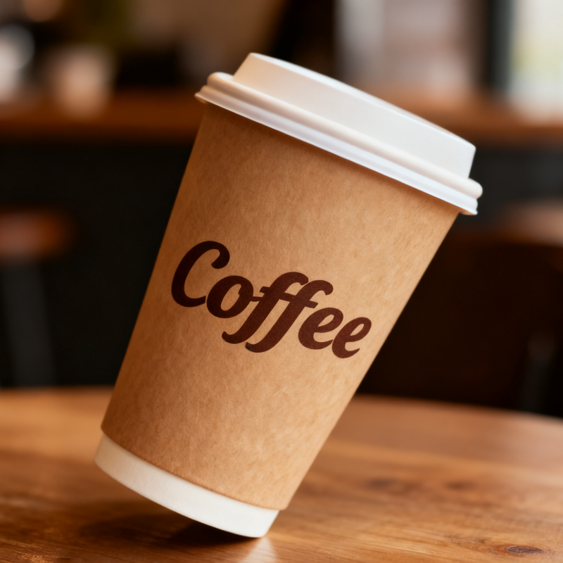 Eco-friendly water-based coating coffee paper cup custom printing logo hot coffee paper cup
