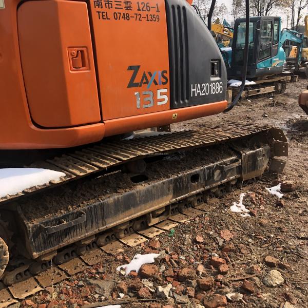 Excavatrice utilisée Hitachi ZX135 Japon ZX130 ZX120 en bon état Poids de fonctionnement 13,5 Tonnes