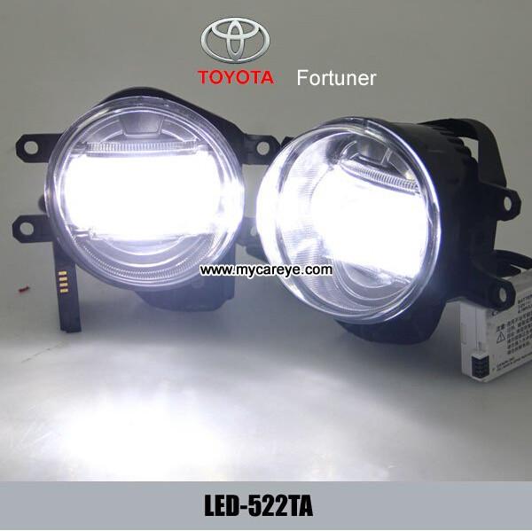 TOYOTA Fortuner LED fog lamps for cars driving daytime running lights DRL